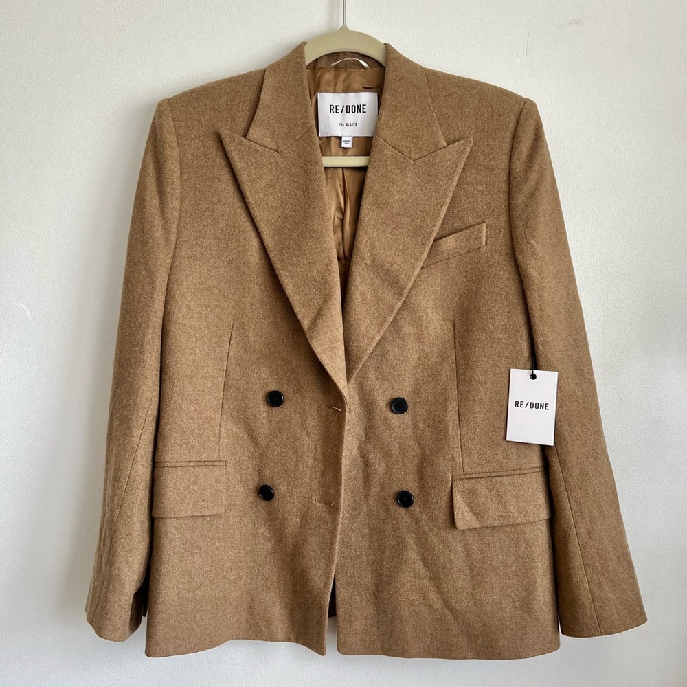 RE/DONE 70s Double-Breasted Blazer